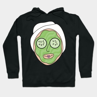 Spa Day Cucumber Mask Hoodie